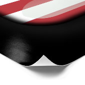 Poster Drapeau des États-Unis d'Amérique (Coin)
