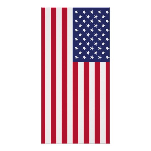 Poster Drapeau des États-Unis d'Amérique (Devant)