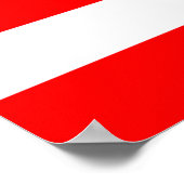 Poster Drapeau des États-Unis d'Amérique (Coin)