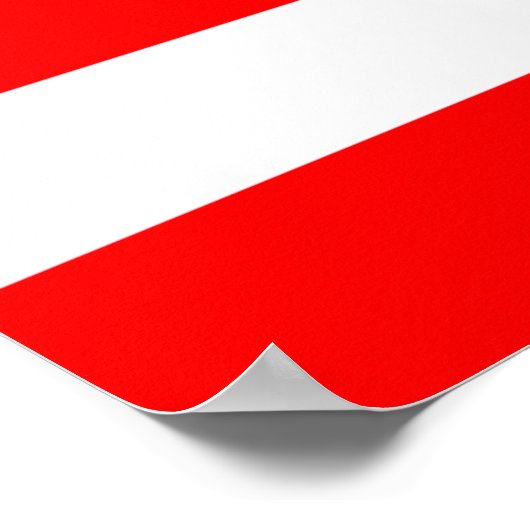 Poster Drapeau des États-Unis d'Amérique (Coin)