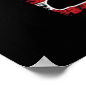 Poster Drapeau des filles de softball Catchers Gear Stuff (Coin)