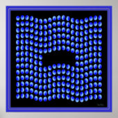 Poster Drapeau des gouttelettes (Devant)