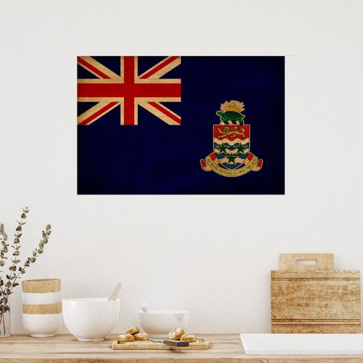 Poster Drapeau des îles Caïmans (Cuisine)