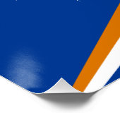 Poster Drapeau des Îles Marshall (Coin)