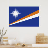 Poster Drapeau des Îles Marshall (Cuisine)