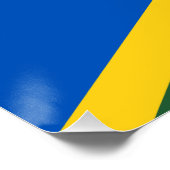 Poster Drapeau des Îles Salomon (Coin)