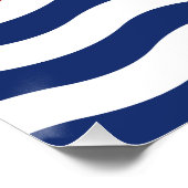 Poster Drapeau des Kiribati (Coin)