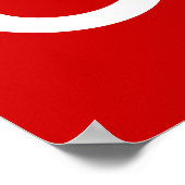 Poster Drapeau des Métis (Coin)