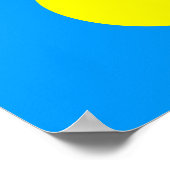 Poster Drapeau des Palaos (Coin)