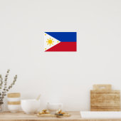 Poster Drapeau des Philippines (Cuisine)