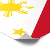Poster Drapeau des Philippines (Coin)