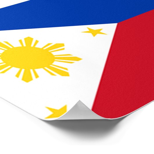 Poster Drapeau des Philippines (Coin)