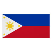 Poster Drapeau des Philippines (Devant)
