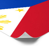 Poster Drapeau des Philippines (Coin)