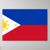 Poster Drapeau des Philippines (Devant)