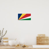 Poster Drapeau des Seychelles (Cuisine)