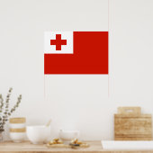Poster Drapeau des Tonga (Cuisine)