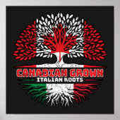 Poster Drapeau des Trots du Canada (Devant)