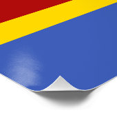Poster Drapeau d'Eswatini (Coin)