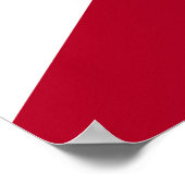 Poster Drapeau d'Etat Alabama, Croix de St Andrew Crimson (Coin)