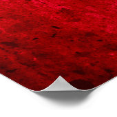 Poster Drapeau d'État de Georgia Grunge (Coin)