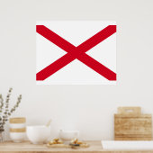 Poster Drapeau d'État de l'Alabama (Cuisine)