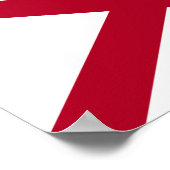 Poster Drapeau d'État de l'Alabama (Coin)