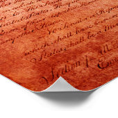Poster Drapeau d'État de l'Arkansas (Coin)