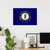 Poster Drapeau d'État du Kentucky (Bureau à domicile)