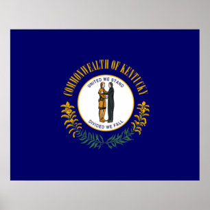 Poster Drapeau d'État du Kentucky