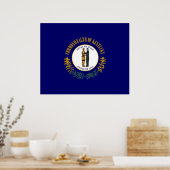 Poster Drapeau d'État du Kentucky (Cuisine)