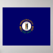 Poster Drapeau d'État du Kentucky (Devant)