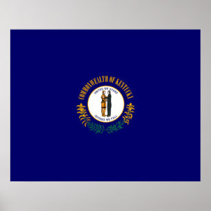 Poster Drapeau d'État du Kentucky