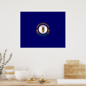 Poster Drapeau d'État du Kentucky (Cuisine)
