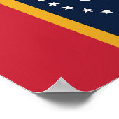 Poster Drapeau d'État du Mississippi (Nouveau en 2020) (Coin)