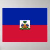Poster Drapeau d'Haïti (Devant)