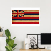 Poster Drapeau d'Hawaï (Bureau à domicile)