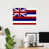 Poster Drapeau d'Hawaï (Bureau à domicile)