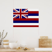 Poster Drapeau d'Hawaï (Cuisine)