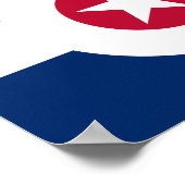 Poster Drapeau d'Indianapolis, Indiana (Coin)