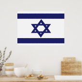Poster Drapeau d'Israël (Cuisine)