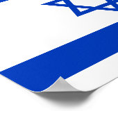 Poster Drapeau d'Israël (Coin)