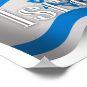 Poster Drapeau d'Israël (Coin)