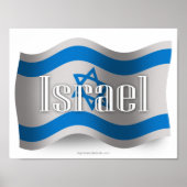 Poster Drapeau d'Israël (Devant)