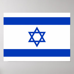 Poster Drapeau d'Israël