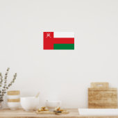 Poster Drapeau d'Oman (Cuisine)