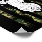 Poster Drapeau Drapeau Drapeau S Deer S Chasse Chemise Am (Coin)