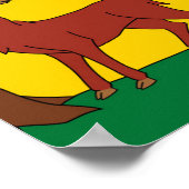 Poster Drapeau du Berkshire (UK) (Coin)