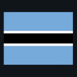 Poster Drapeau du Botswana<br><div class="desc">Drapeau du Botswana,  botswana,  afrique,  Gaborone,  Bloemfontein,  Corne de l'Afrique,  Okavango,  Central Kalahari Game Reserve,  drapeau,  girafes,  guépards,  voyage,  aventure,  culture,  chat,  animal,  anime,  vintage,  explorer,  Mère Terre,  environnementaliste,  conservation,  faune, </div>
