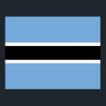 Poster Drapeau du Botswana<br><div class="desc">Drapeau du Botswana,  botswana,  afrique,  Gaborone,  Bloemfontein,  Corne de l'Afrique,  Okavango,  Central Kalahari Game Reserve,  drapeau,  girafes,  guépards,  voyage,  aventure,  culture,  chat,  animal,  anime,  vintage,  explorer,  Mère Terre,  environnementaliste,  conservation,  faune, </div>